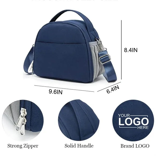 Insulated Semi-Circle Lunch Bag