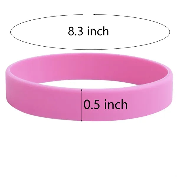 Silicone Bracelet 8.3 Inch Wristband