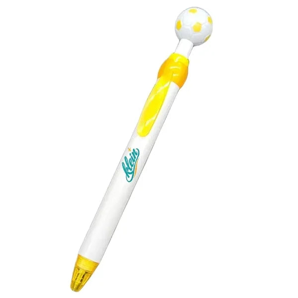 Logo Soccer Ball Click Pen Sports Promo Gift