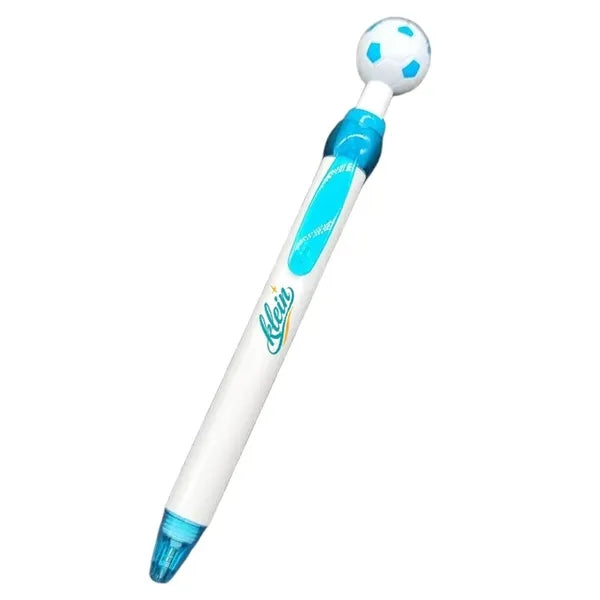 Logo Soccer Ball Click Pen Sports Promo Gift