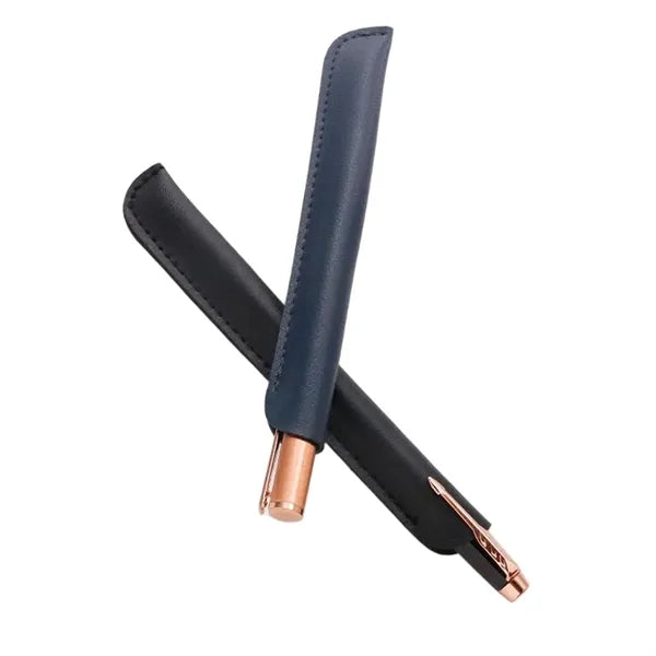 Leather Pen Case Bulk Logo Pencil Pouch Organizer