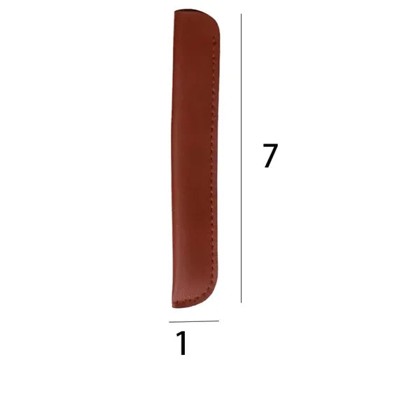 Leather Pen Case Bulk Logo Pencil Pouch Organizer
