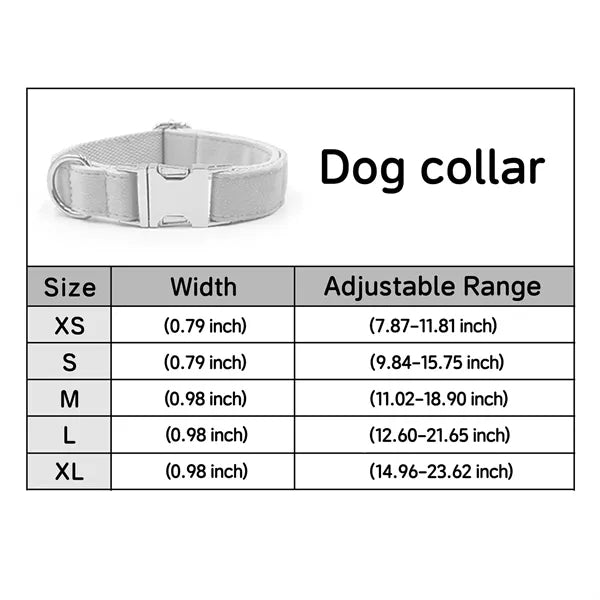 Velvet Pet Dog Collar