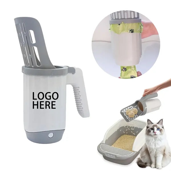 Integrated Cat Litter Scooper