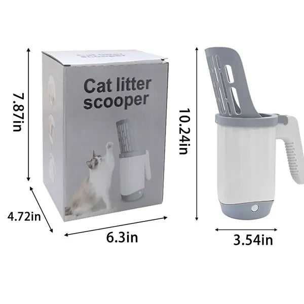 Integrated Cat Litter Scooper