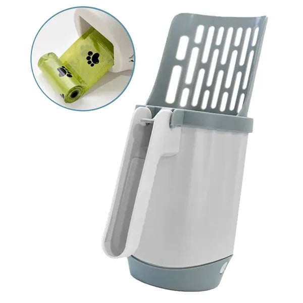 Integrated Cat Litter Scooper