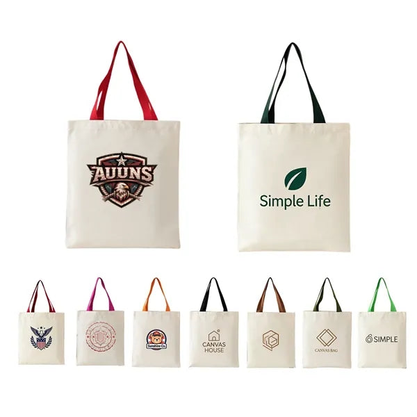 Heavy Canvas Tote Bag with Logo Print for Promotions