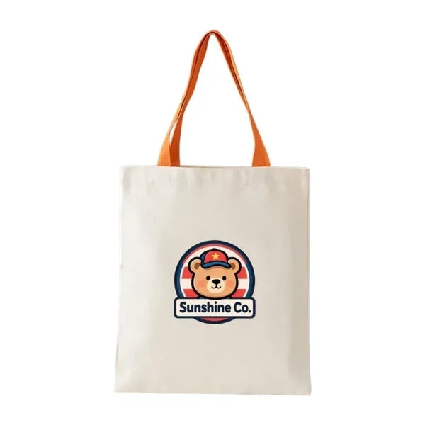 Heavy Canvas Tote Bag with Logo Print for Promotions