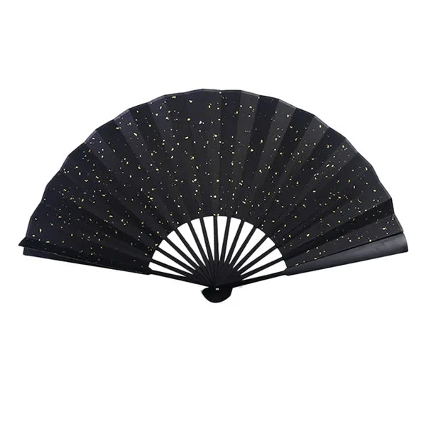 10-inch lightweight silk fabric custom folding fan