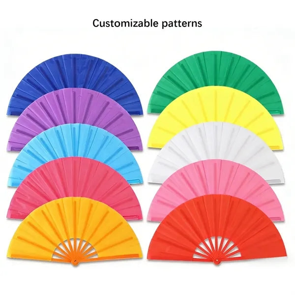 7-inch lightweight plastic folding fan