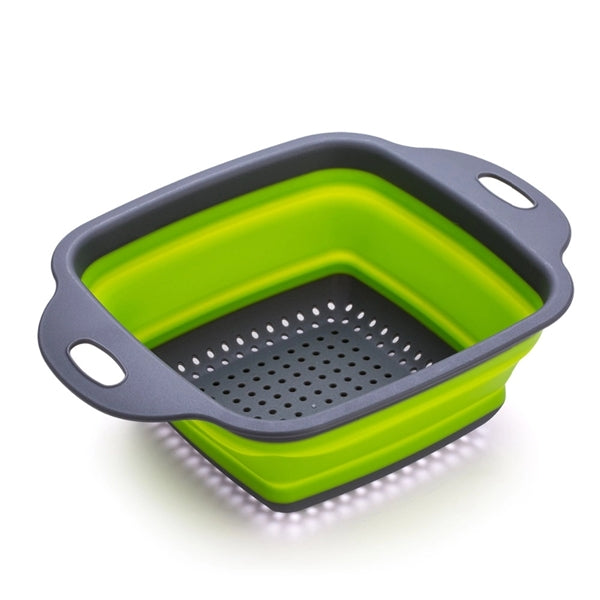 2Pcs/set Collapsible Fruit Vegetable Washing Basket