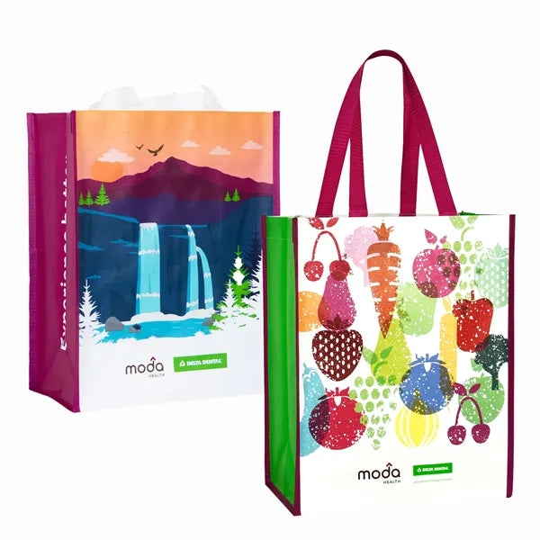 Full-Color Laminated Woven Tote Bag