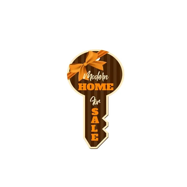 18x24 Custom Outdoor Giant Key Modern Home