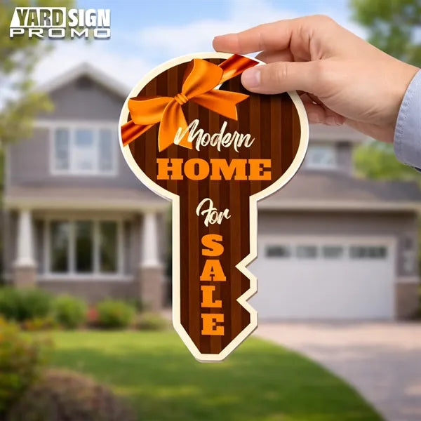 18x24 Custom Outdoor Giant Key Modern Home