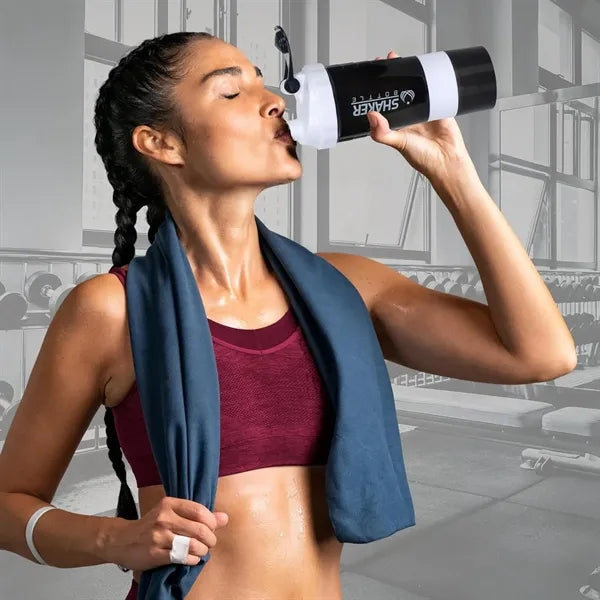 18oz Portable Protein Powder Shaker Cup