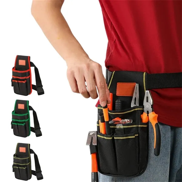 Heavy Duty Tool Pouch with Multiple Pockets for Electrician
