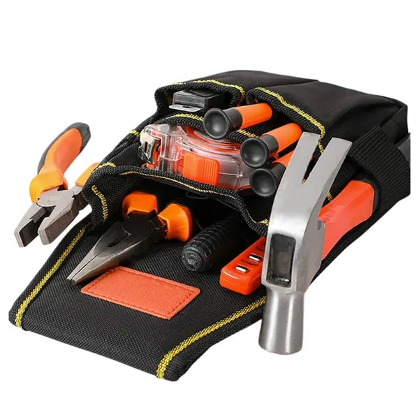 Heavy Duty Tool Pouch with Multiple Pockets for Electrician