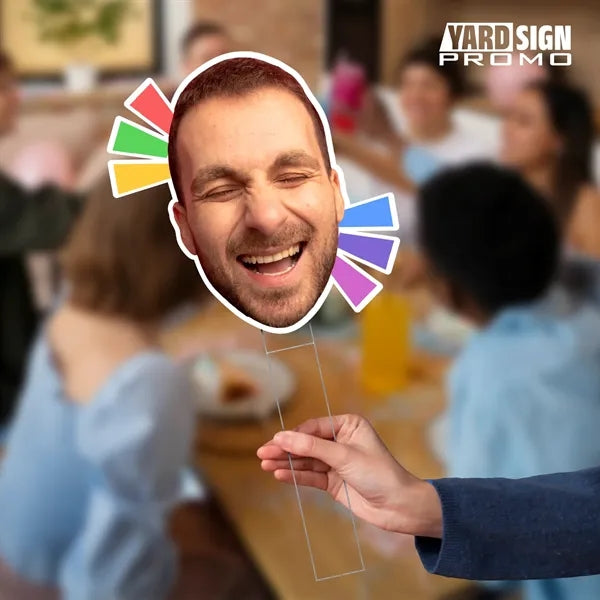 48x48 Custom Big Head Cutouts Man Smiling