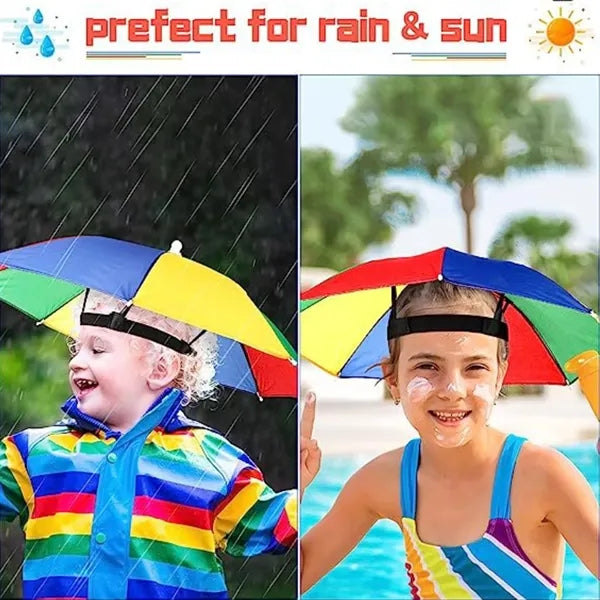 Hands-Free Umbrella Hat