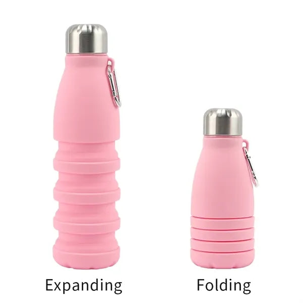Foldable Silicone Travel Water Bottle Leak Proof
