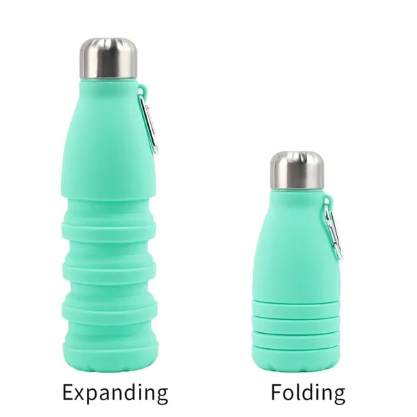 Foldable Silicone Travel Water Bottle Leak Proof
