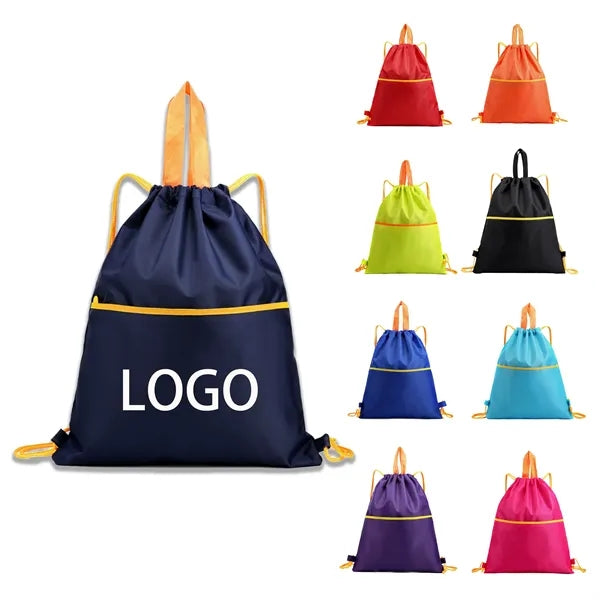 420D Waterproof Oxford Drawstring Backpack