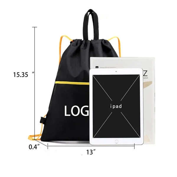 420D Waterproof Oxford Drawstring Backpack