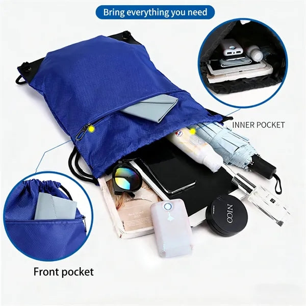 Large Capacity Oxford Ball Drawstring Backpack