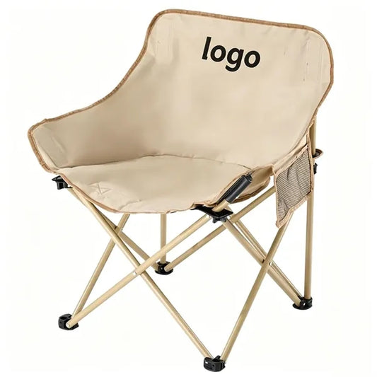 Outdoor Camping Thickened Foldable Moon Chair