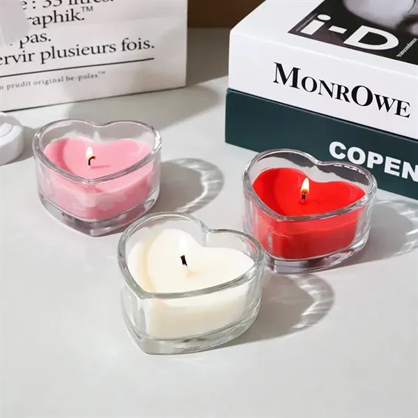 Heart-Shaped Soy Wax Scented Candle