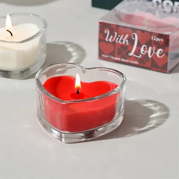 Heart-Shaped Soy Wax Scented Candle