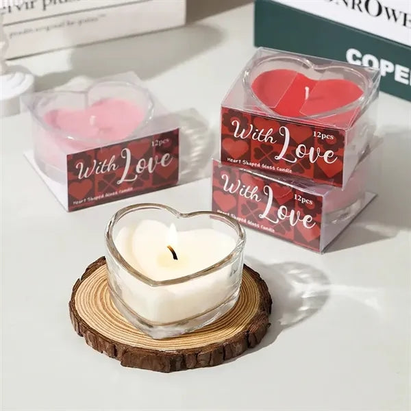 Heart-Shaped Soy Wax Scented Candle