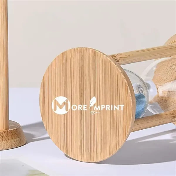 Sand Timer 10 Minutes Hourglass Bamboo Sandglass 10 Min