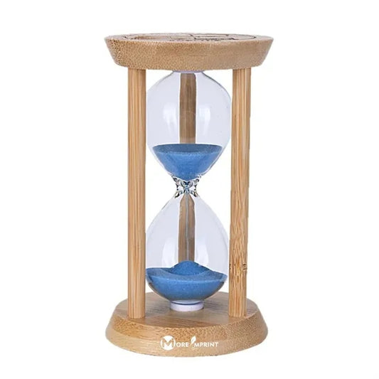 Sand Timer 10 Minutes Hourglass Bamboo Sandglass 10 Min