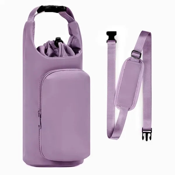 Insulated Water Bottle Carrier & Gym Bag