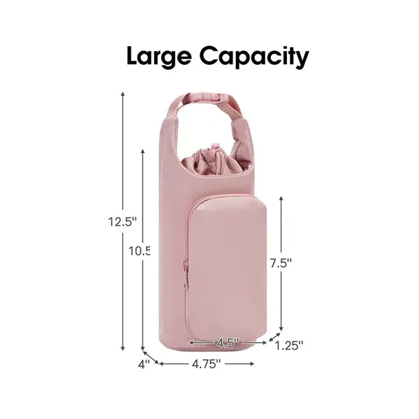 Insulated Water Bottle Carrier & Gym Bag