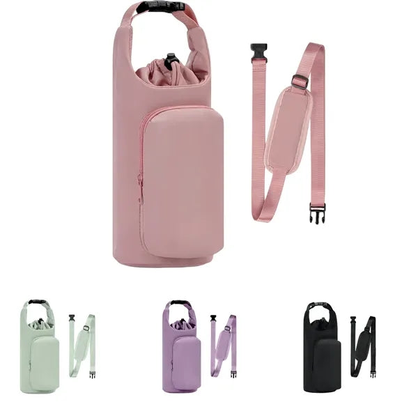 Insulated Water Bottle Carrier & Gym Bag