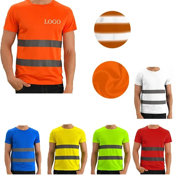 Reflective Safety Breathable Short Sleeve