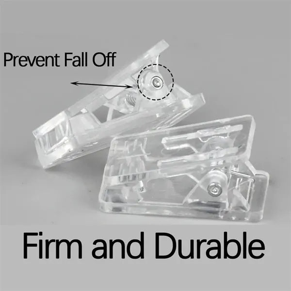 Transparent Sticky Clips Strong Hold for Photos and Decor