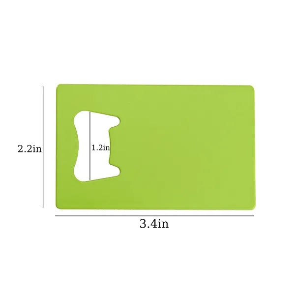 Stainless Steel Credit Card Bottle Opener