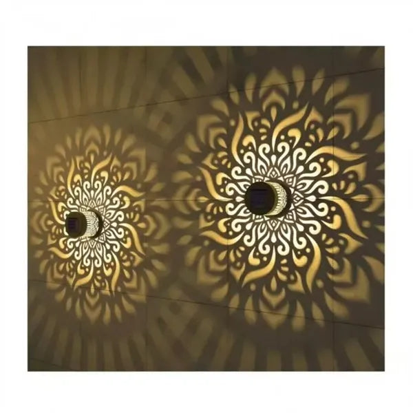 Mandala Pattern Solar Garden Light