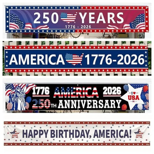 250th Anniversary Banner Flag