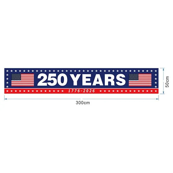 250th Anniversary Banner Flag