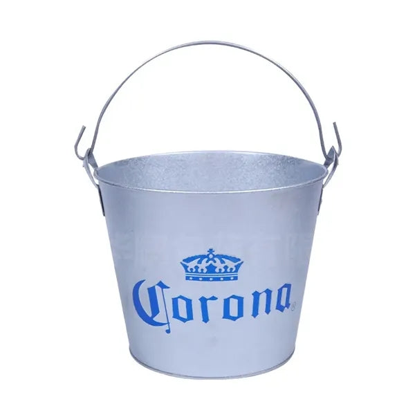 Galvanized Metal Ice Bucket 170oz Beer & Beverage Cooler Tub