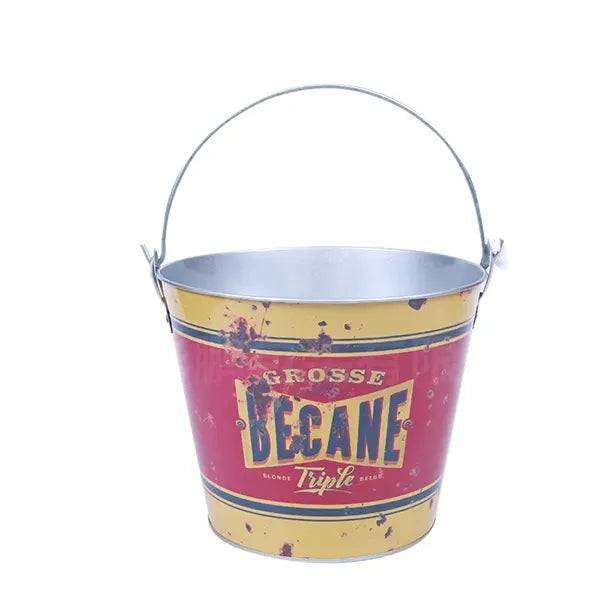 Galvanized Metal Ice Bucket 170oz Beer & Beverage Cooler Tub