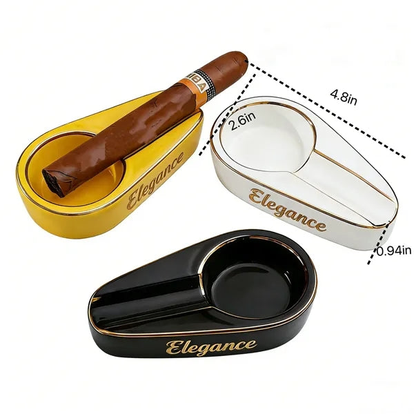 Creative Ceramic Cigar Ashtray, Custom Logo Available