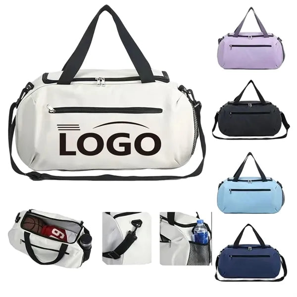 Logo Solid Color Large Capacity Outdoor Shoulder Bag