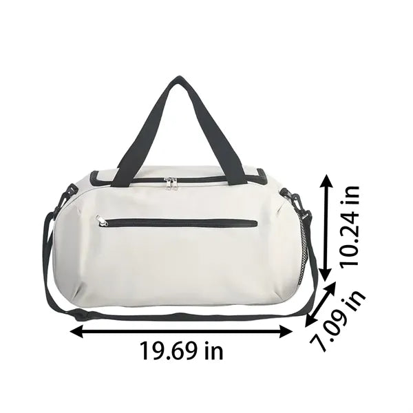 Logo Solid Color Large Capacity Outdoor Shoulder Bag