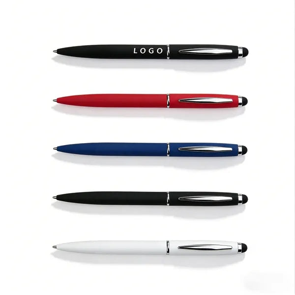 Soft Touch Twist Action Metal Stylus Pen