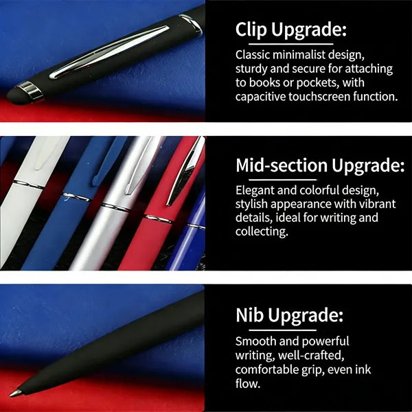 Soft Touch Twist Action Metal Stylus Pen